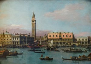 ピアツェッタとリーヴァデグリスキアーヴォニ 作： Giovanni Antonio Canal